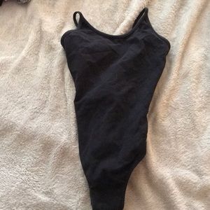 Black dance leotard
